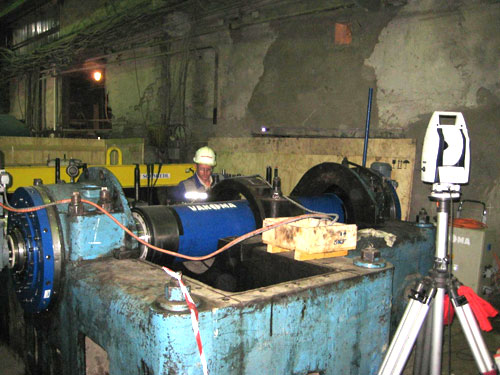 Positionierung der VAKOMA-Rehabilitationsvorrichtung in der ueren Lagergasse